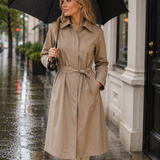 Trenchcoat Beige voor Elk Seizoen - Waterafstotend