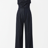 Denim  Zwarte Vintage Wassing Jumpsuit