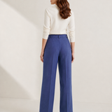 Dames Pantalon met Rechte wijde pijp