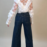 Jeans full length palazzo
