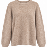 Trui met Strik op de Rug – Taupe