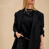 Zwarte Oversized Blazer Elegance