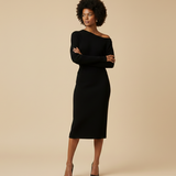 Class Jurk - Lange elegante, getailleerde jurk