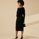 Class Jurk - Lange elegante, getailleerde jurk