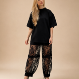Zwarte Oversized T-Shirt