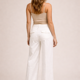 witte jeans Palazzo