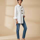 White shirt with Maxi Buttons