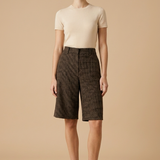 Geruite Tailored bermuda