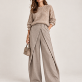 Ballonbroek met Overslag – Taupe