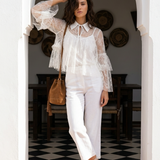 Romantische Kanten Blouse