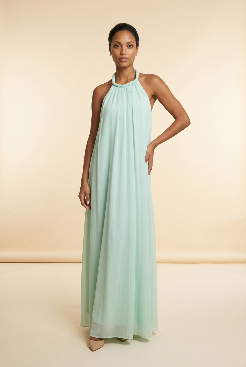 Mint Breeze Maxi Jurk