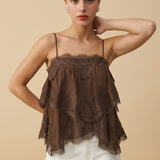 Chocolate Lace Blouse