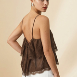 Chocolate Lace Blouse