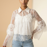 Romantische Kanten Blouse