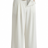 Linen Wide Leg Pantalon