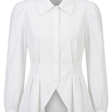 Getailleerd Blouse met Pofmouwen