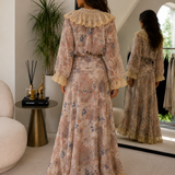 Bohemian Romance Set - Lange Rok en Top in Bloemen Motief