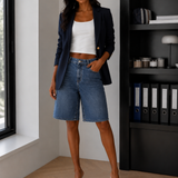 Sofia Denim Bermuda Short Jeans