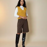 Mosterd vest / gilet